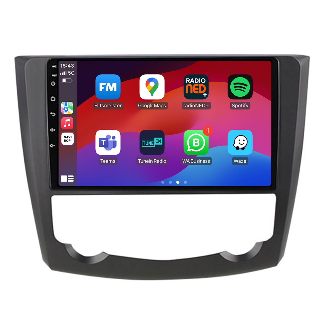 Renault Kadjar | Autoradio | CarPlay & Android Auto | Android 15.0 | 2015 t/m 2019