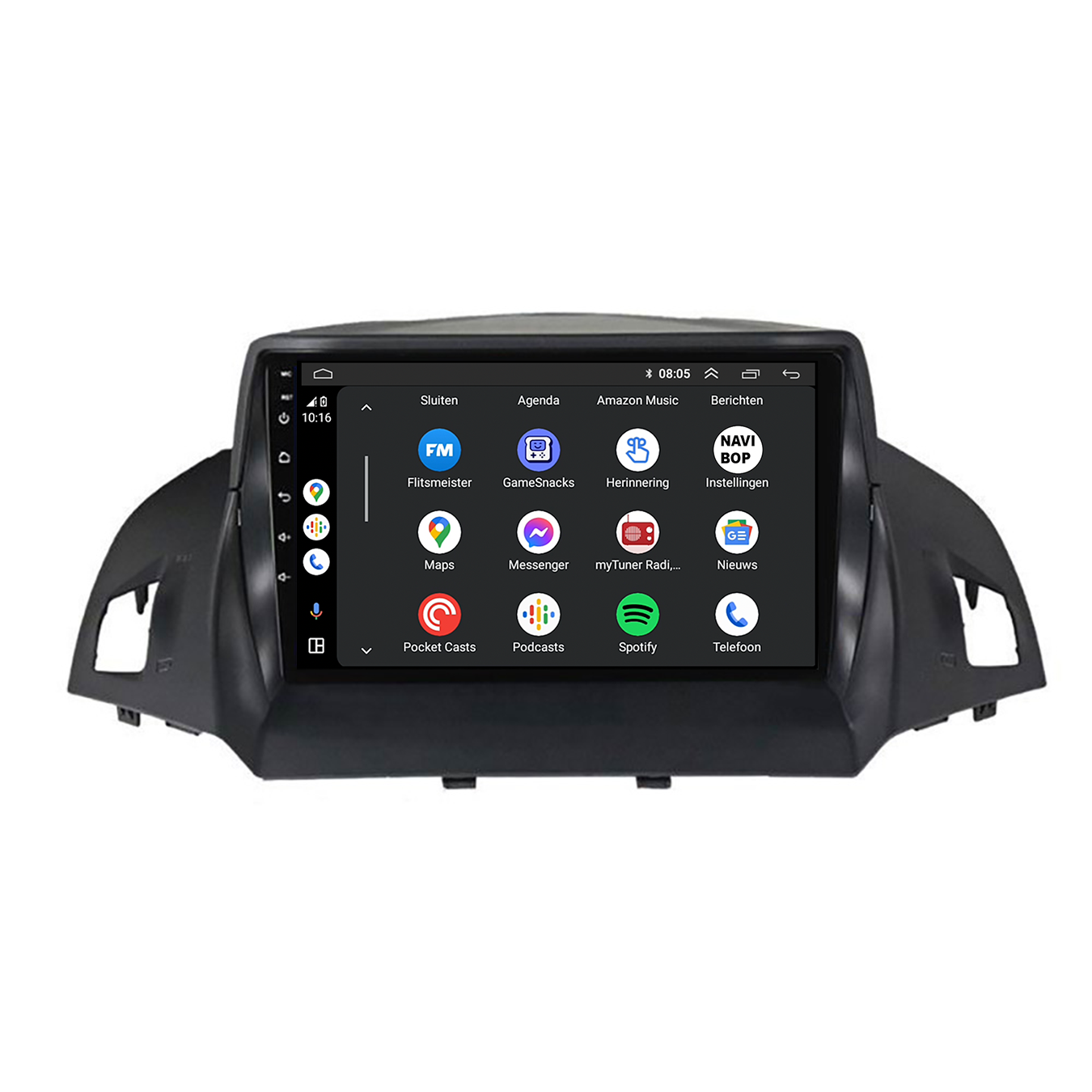 Ford Kuga | Autoradio | CarPlay & Android Auto | Android 15.0 | 2013 t/m 2019