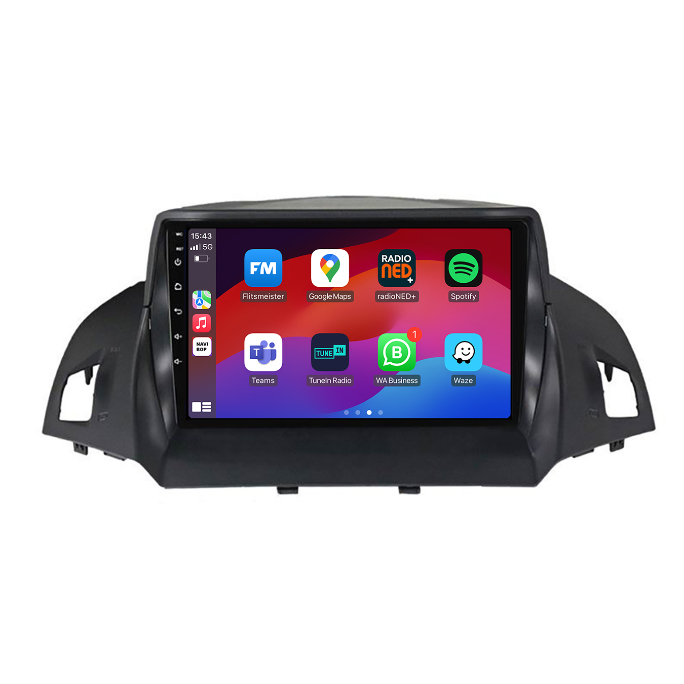 Ford Kuga | Autoradio | CarPlay & Android Auto | Android 15.0 | 2013 t/m 2019