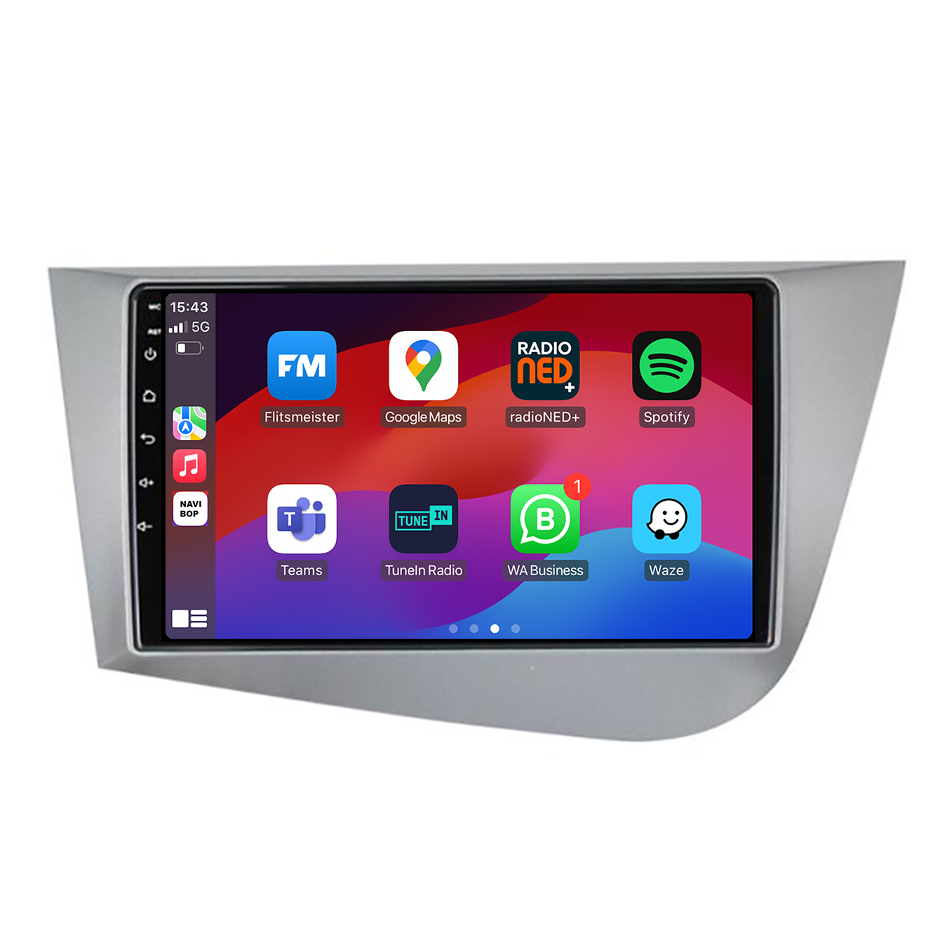 Seat Leon | Autoradio | CarPlay & Android Auto | Android 15.0 | 2005 t/m 2012