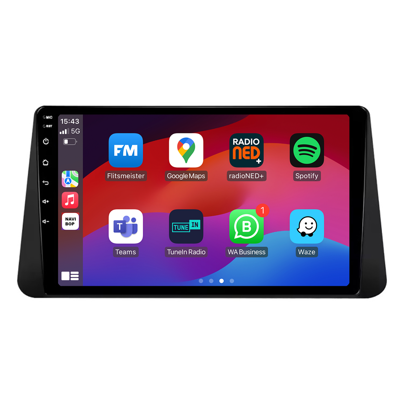 Nissan Micra | Autoradio | CarPlay & Android Auto | Android 15.0 | 2017 t/m 2021