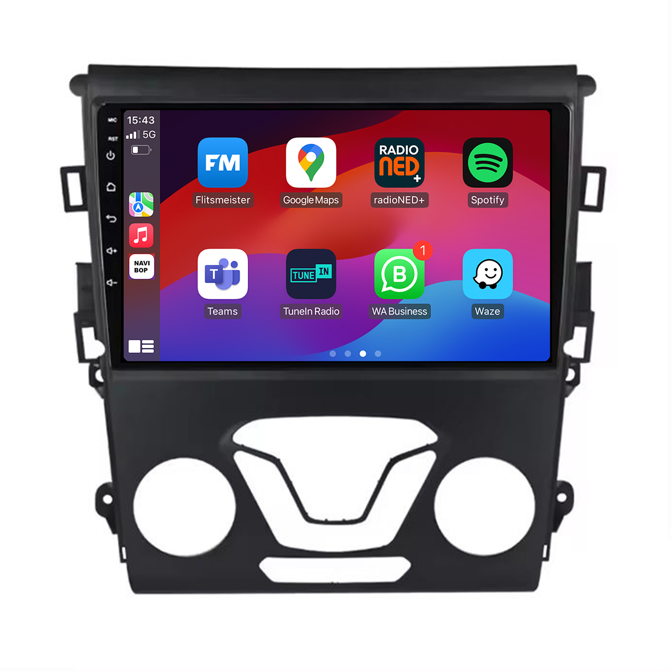 Ford Mondeo | Autoradio | CarPlay & Android Auto | Android 15.0 | 2007 t/m 2010