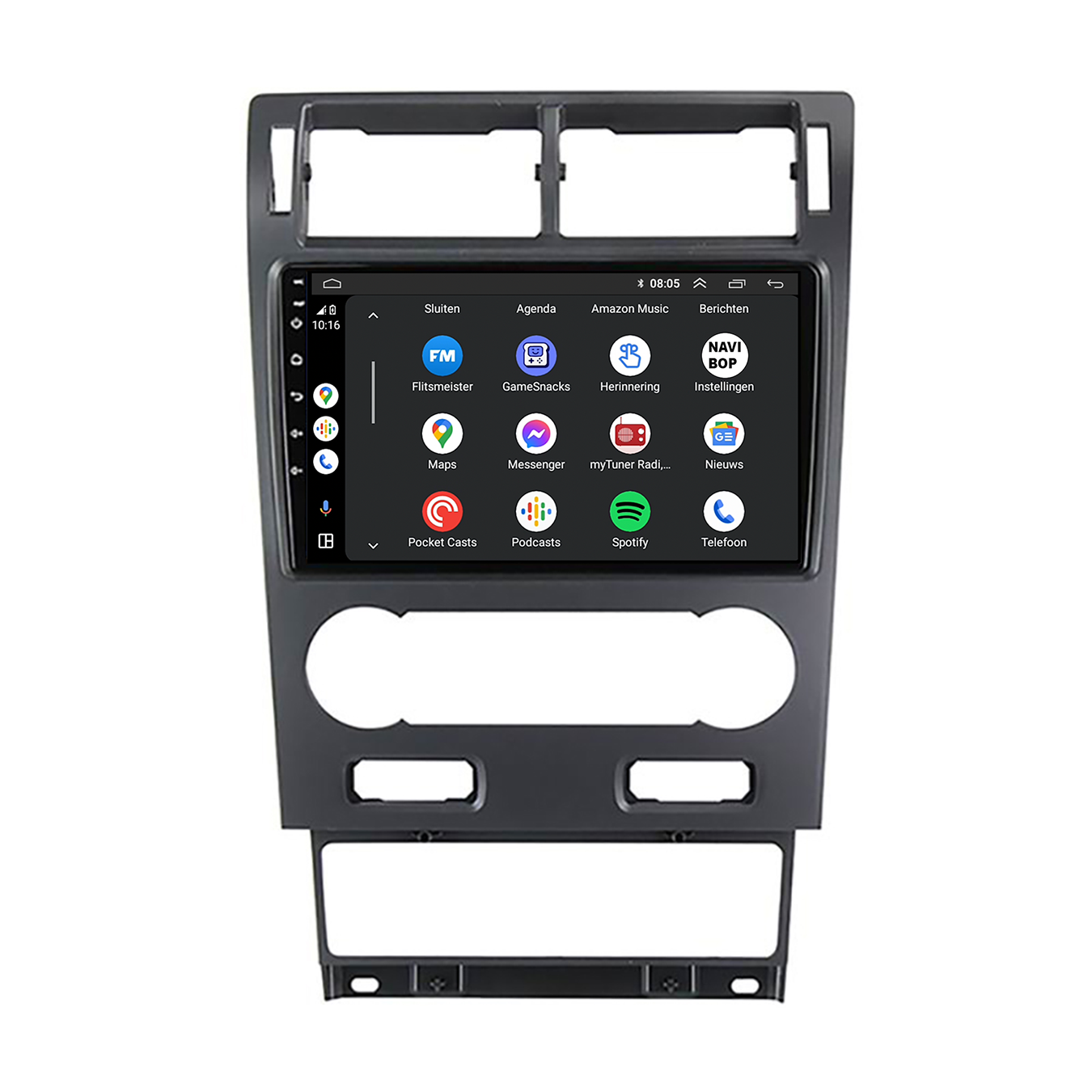 Ford Mondeo | Autoradio | CarPlay & Android Auto | Android 15.0 | 2007 t/m 2010