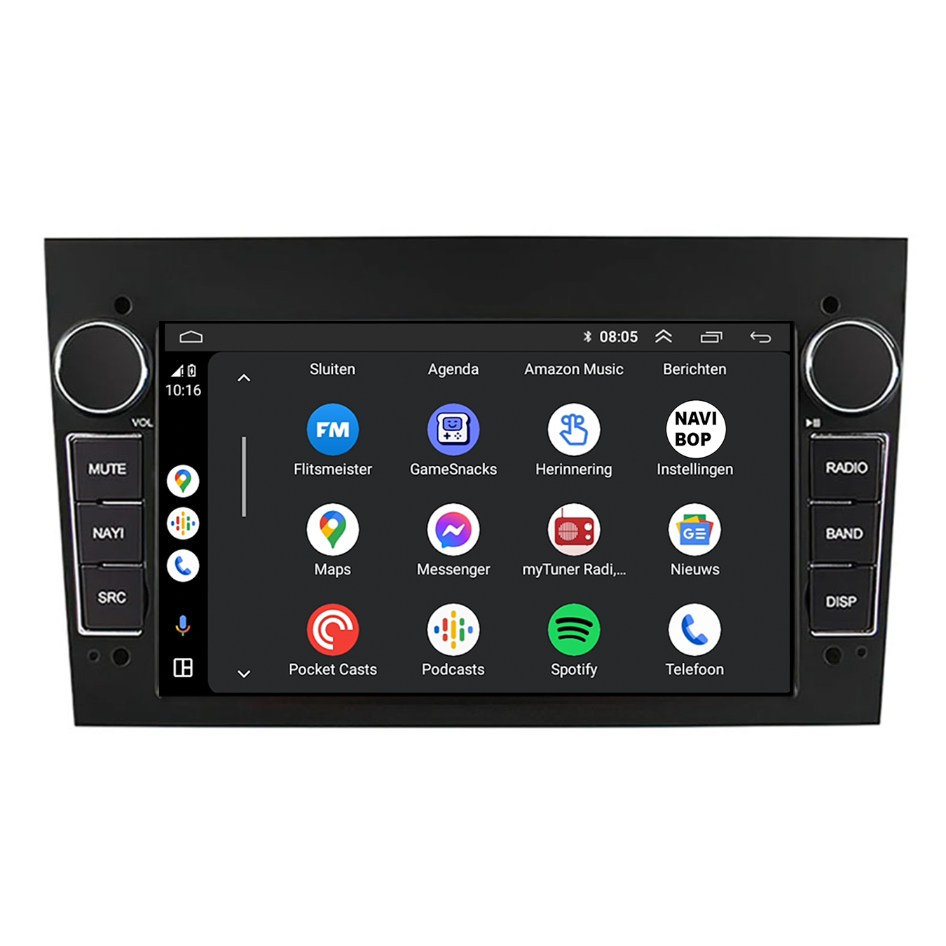 Opel Antara - Zwart | Autoradio | CarPlay & Android Auto | Android 15.0 | 2006 t/m 2012