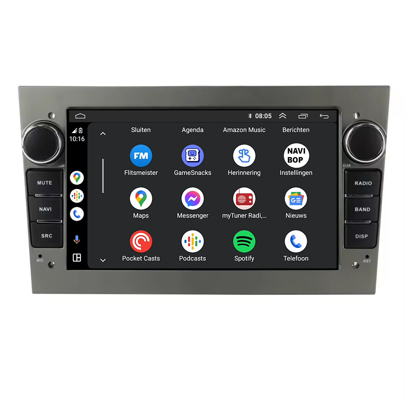 Opel Tigra - Grijs | Autoradio | CarPlay & Android Auto | Android 15.0 | 2004 t/m 2009