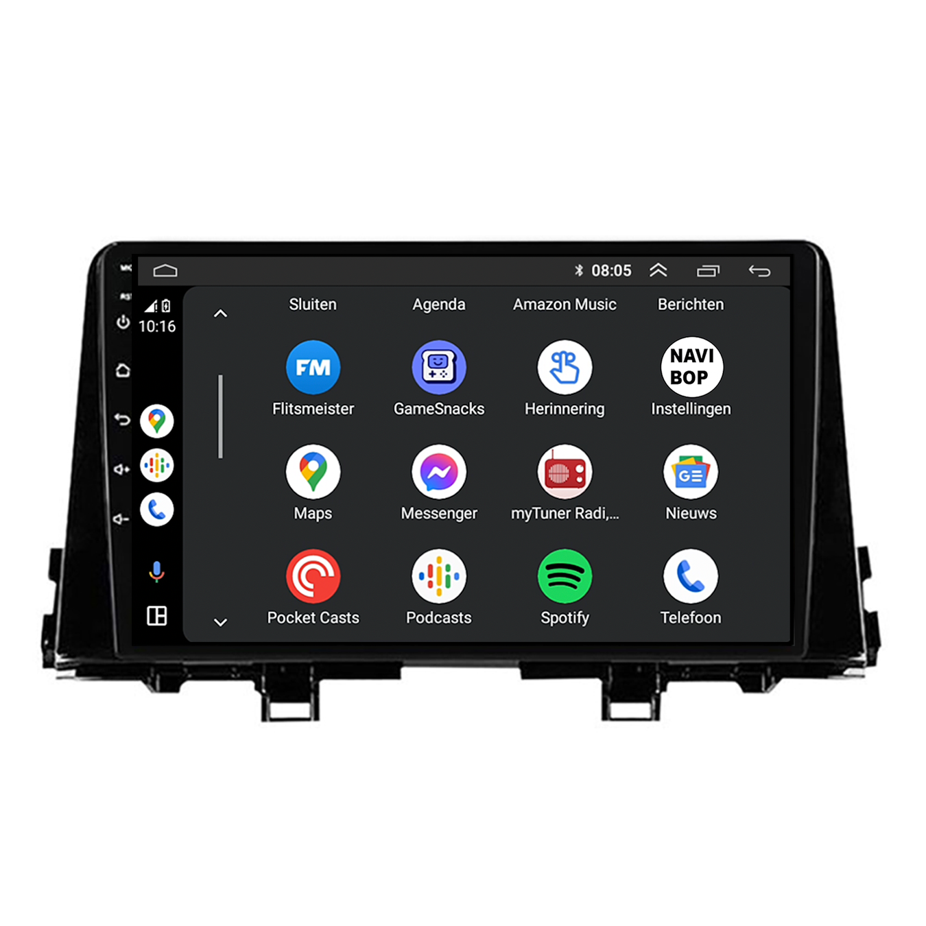 Kia Picanto | Autoradio | CarPlay & Android Auto | Android 15.0 | 2016 t/m 2022