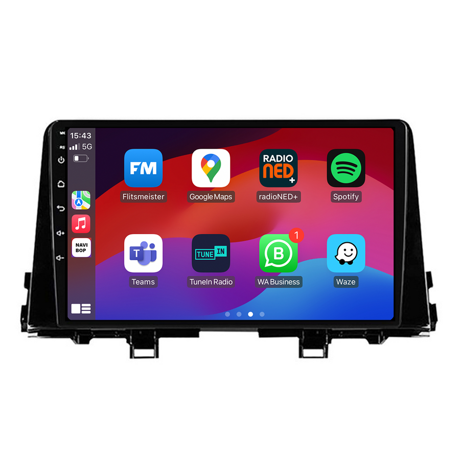 Kia Picanto | Autoradio | CarPlay & Android Auto | Android 15.0 | 2016 t/m 2022