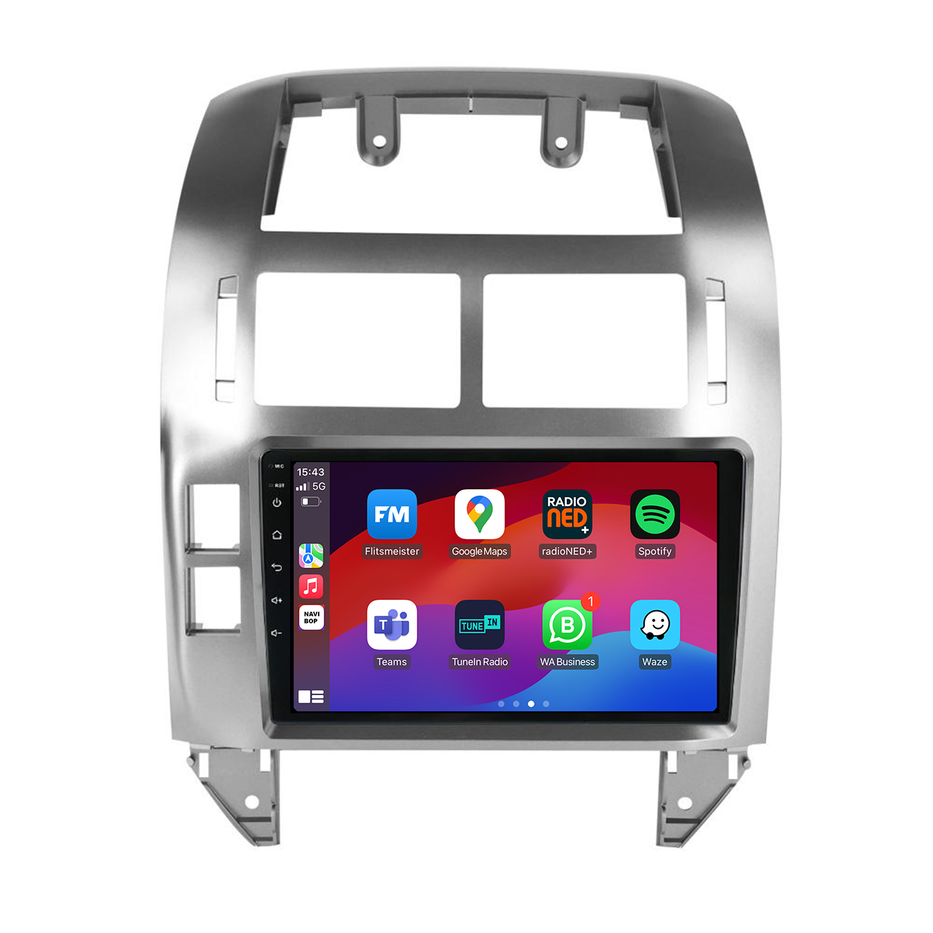 Volkswagen Polo - Zilver | Autoradio | CarPlay & Android Auto | Android 15.0 | 2002 t/m 2009