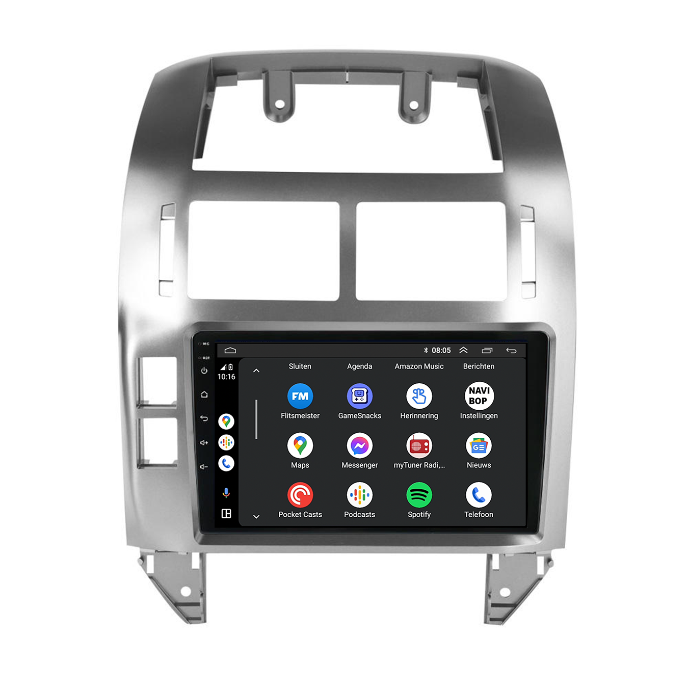 Volkswagen Polo - Zilver | Autoradio | CarPlay & Android Auto | Android 15.0 | 2002 t/m 2009