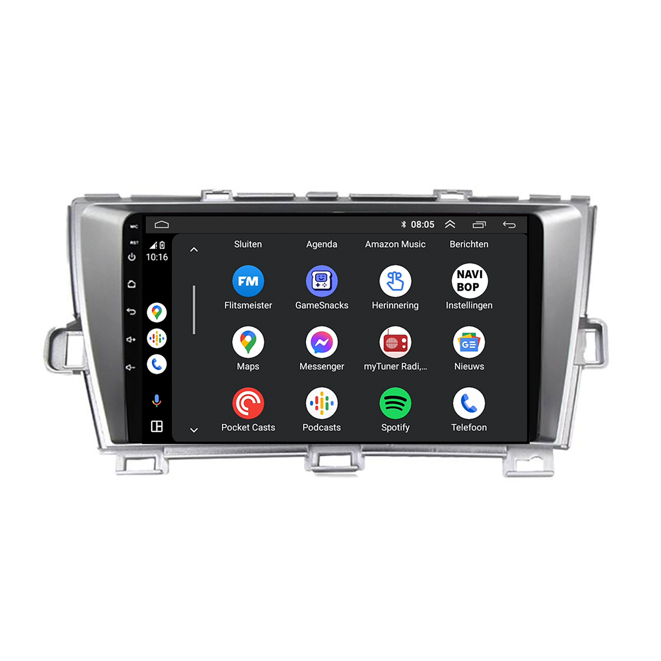 Toyota prius - Zilver | Autoradio | CarPlay & Android Auto | Android 15.0 | 2009 t/m 2015