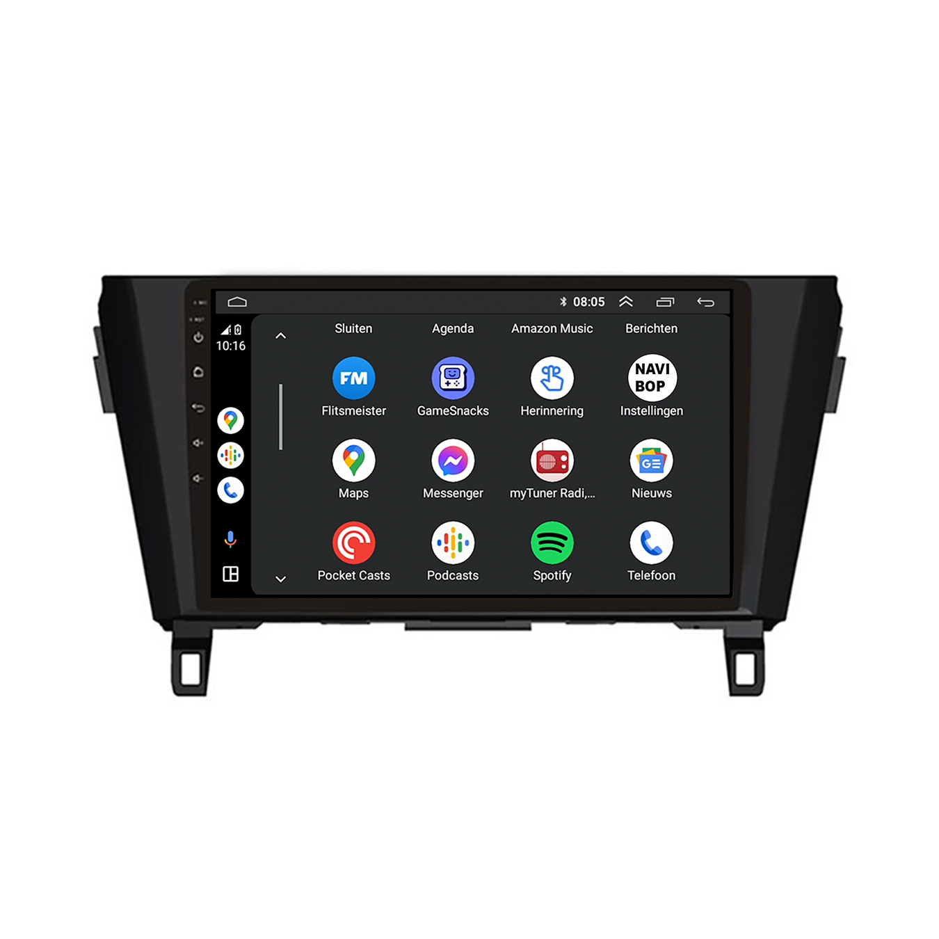Nissan X-trail | Autoradio | CarPlay & Android Auto | Android 15.0 | 2013 t/m 2021