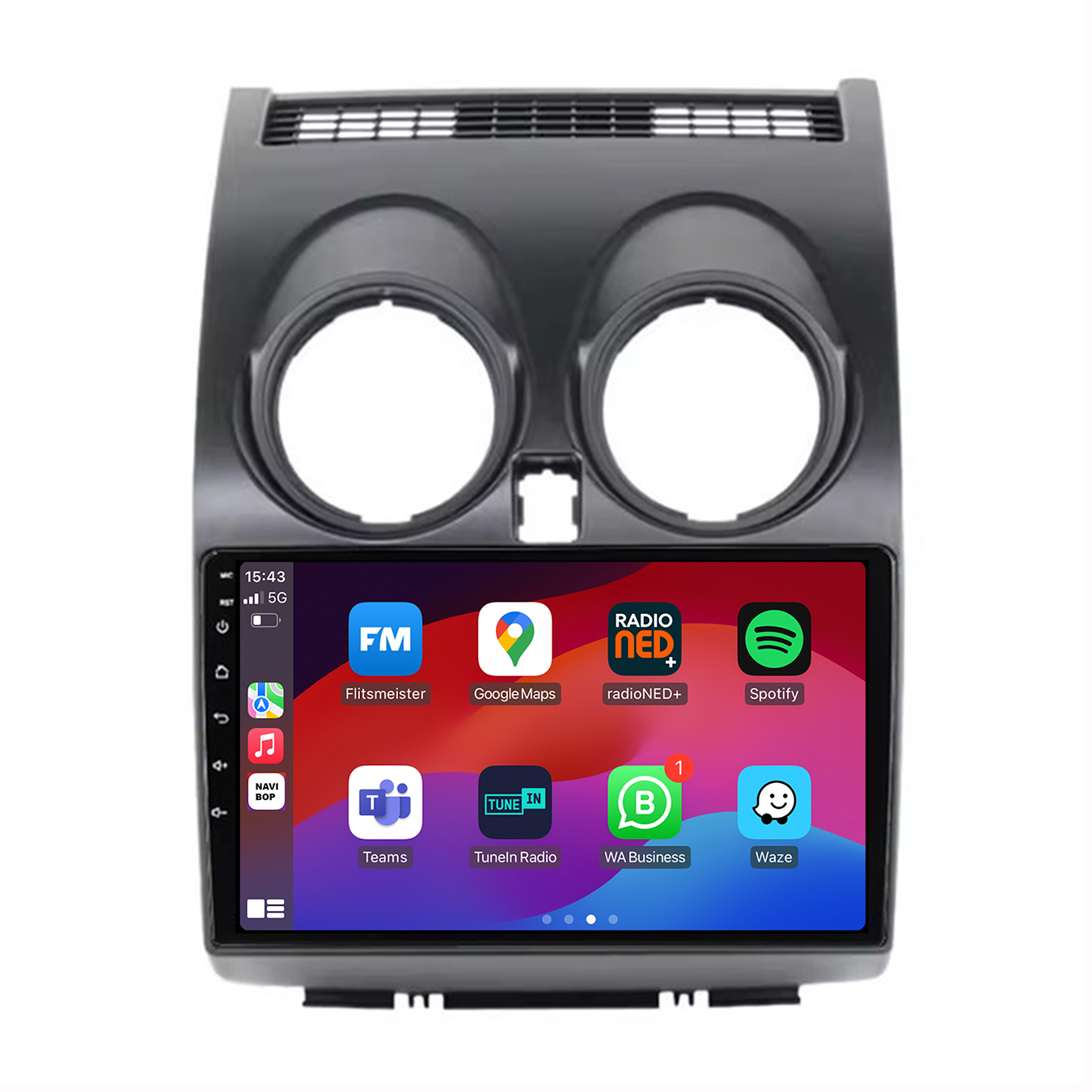 Nissan Qashqai | Autoradio | CarPlay & Android Auto | Android 15.0 | 2013 t/m 2021