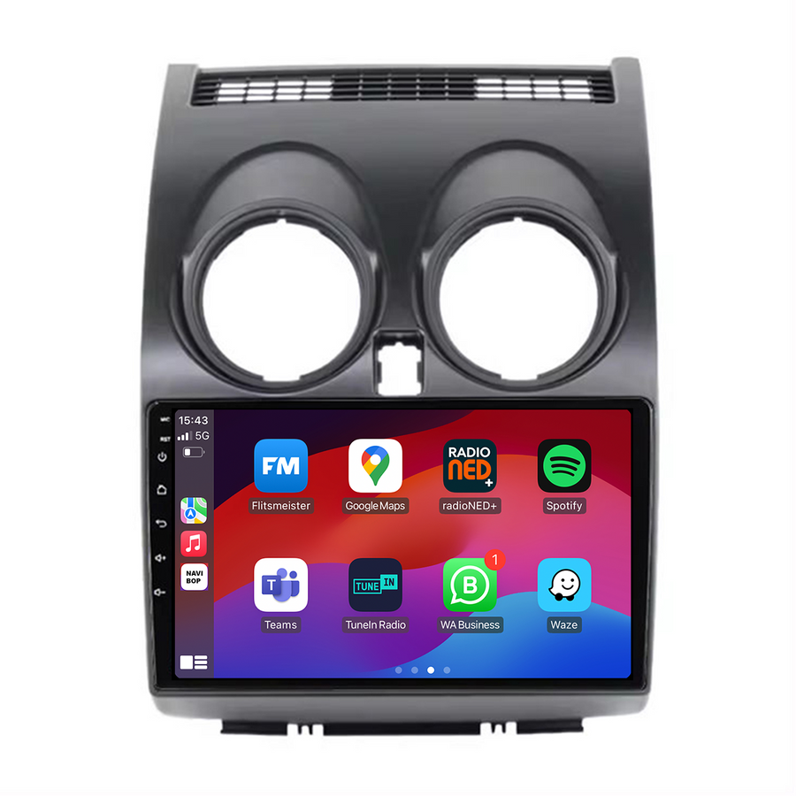 Nissan Qashqai | Autoradio | CarPlay & Android Auto | Android 15.0 | 2013 t/m 2021