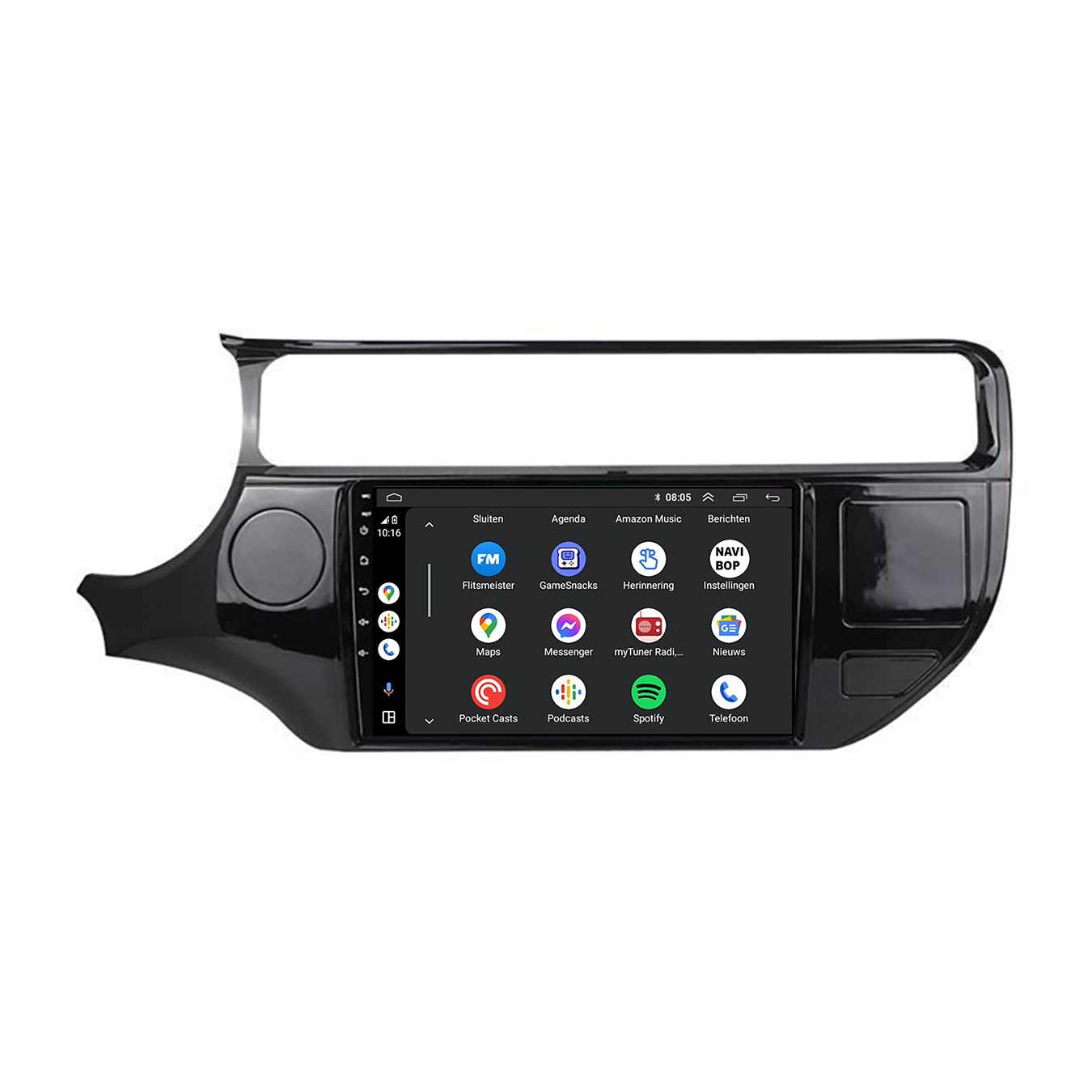 Kia Rio | Autoradio | CarPlay & Android Auto | Android 15.0 | 2016 t/m 2022