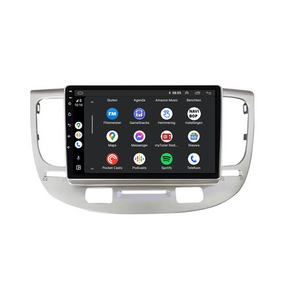 Kia Rio | Autoradio | CarPlay & Android Auto | Android 15.0 | 2016 t/m 2022