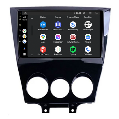 Mazda RX-8 | Autoradio | CarPlay & Android Auto | Android 15.0 | 2009 t/m 2011
