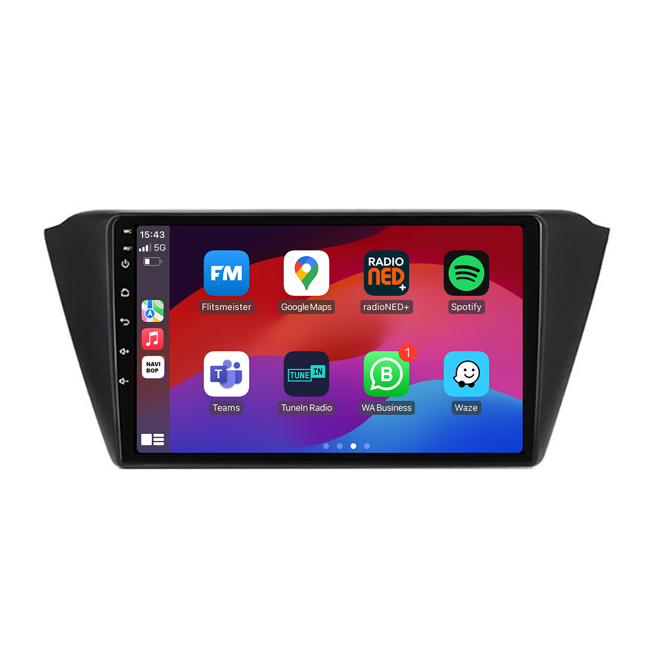 Skoda Fabia | Autoradio | CarPlay & Android Auto | Android 15.0 | 2015 t/m 2019