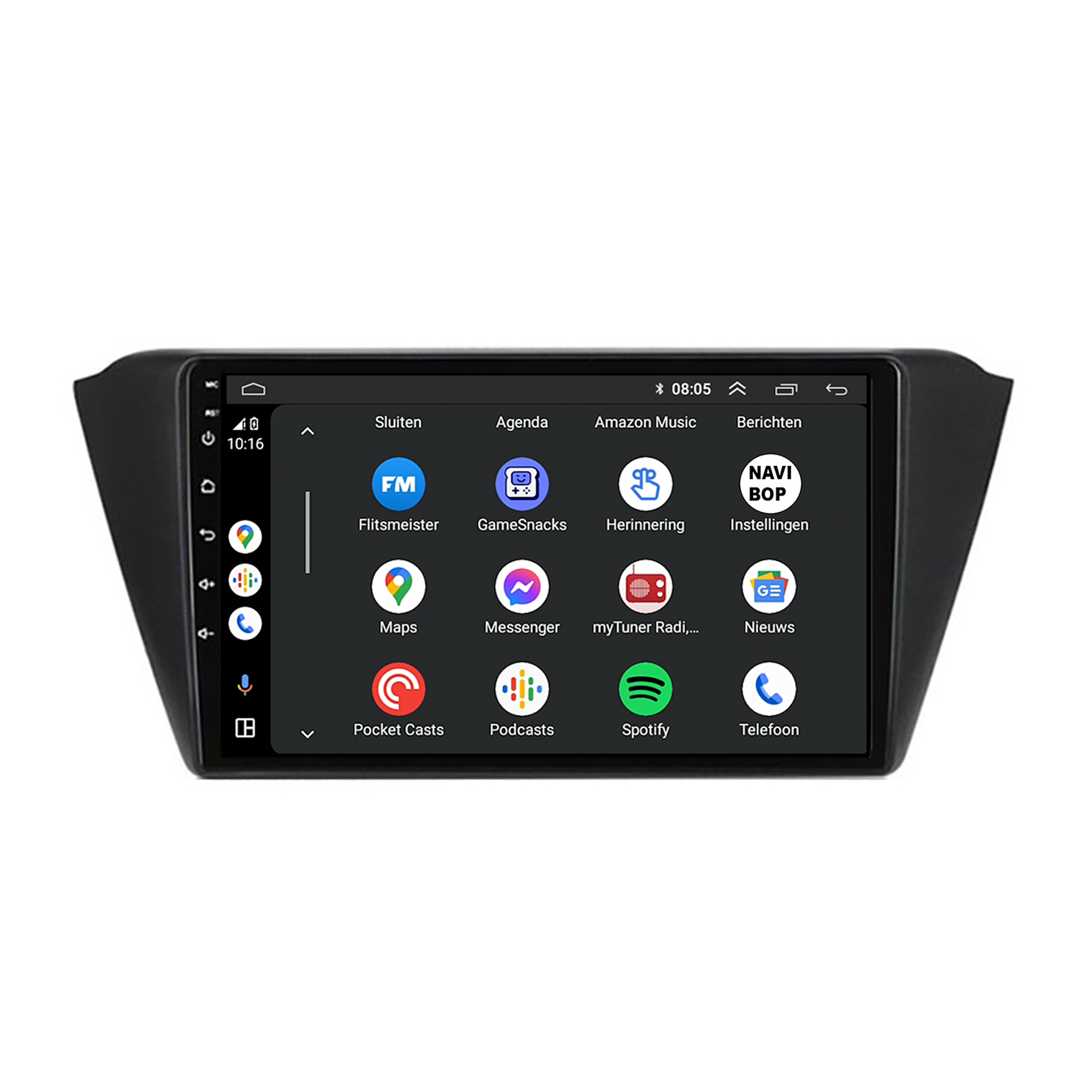 Skoda Fabia | Autoradio | CarPlay & Android Auto | Android 15.0 | 2015 t/m 2019