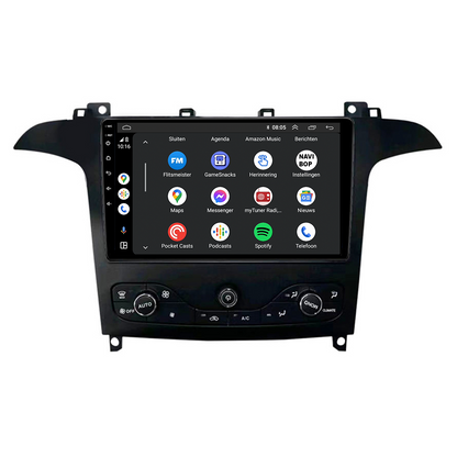 Ford S-max | Autoradio | CarPlay & Android Auto | Android 15.0 | 2009 t/m 2015