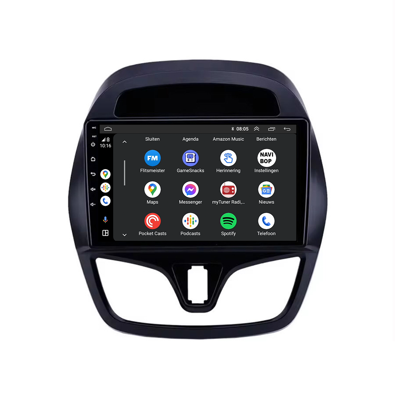 Chevrolet Spark | Autoradio | CarPlay & Android Auto | Android 15.0 | 2009 t/m 2015