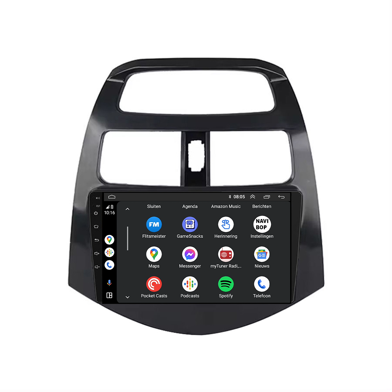 Chevrolet Spark | Autoradio | CarPlay & Android Auto | Android 15.0 | 2009 t/m 2015