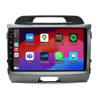 Kia Sportage | Autoradio | CarPlay & Android Auto | Android 15.0 | 2010 t/m 2016