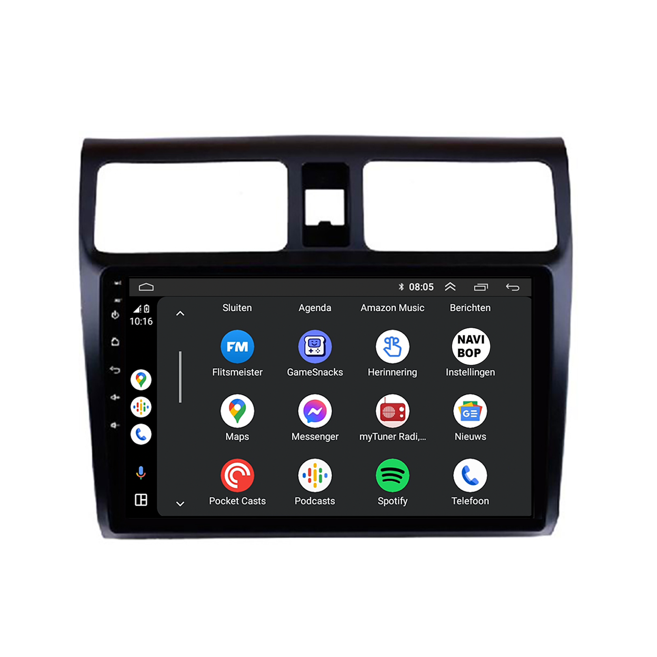 Suzuki Swift | Autoradio | CarPlay & Android Auto | Android 15.0 | 2017 t/m 2022