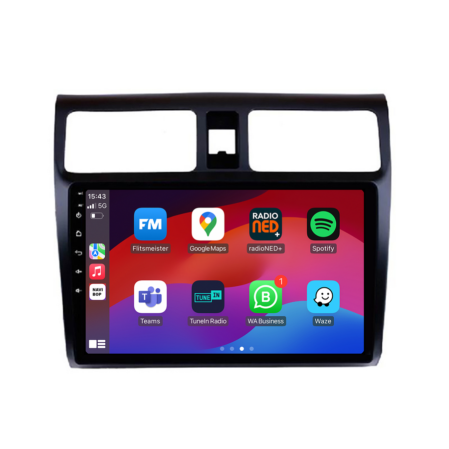 Suzuki Swift | Autoradio | CarPlay & Android Auto | Android 15.0 | 2017 t/m 2022