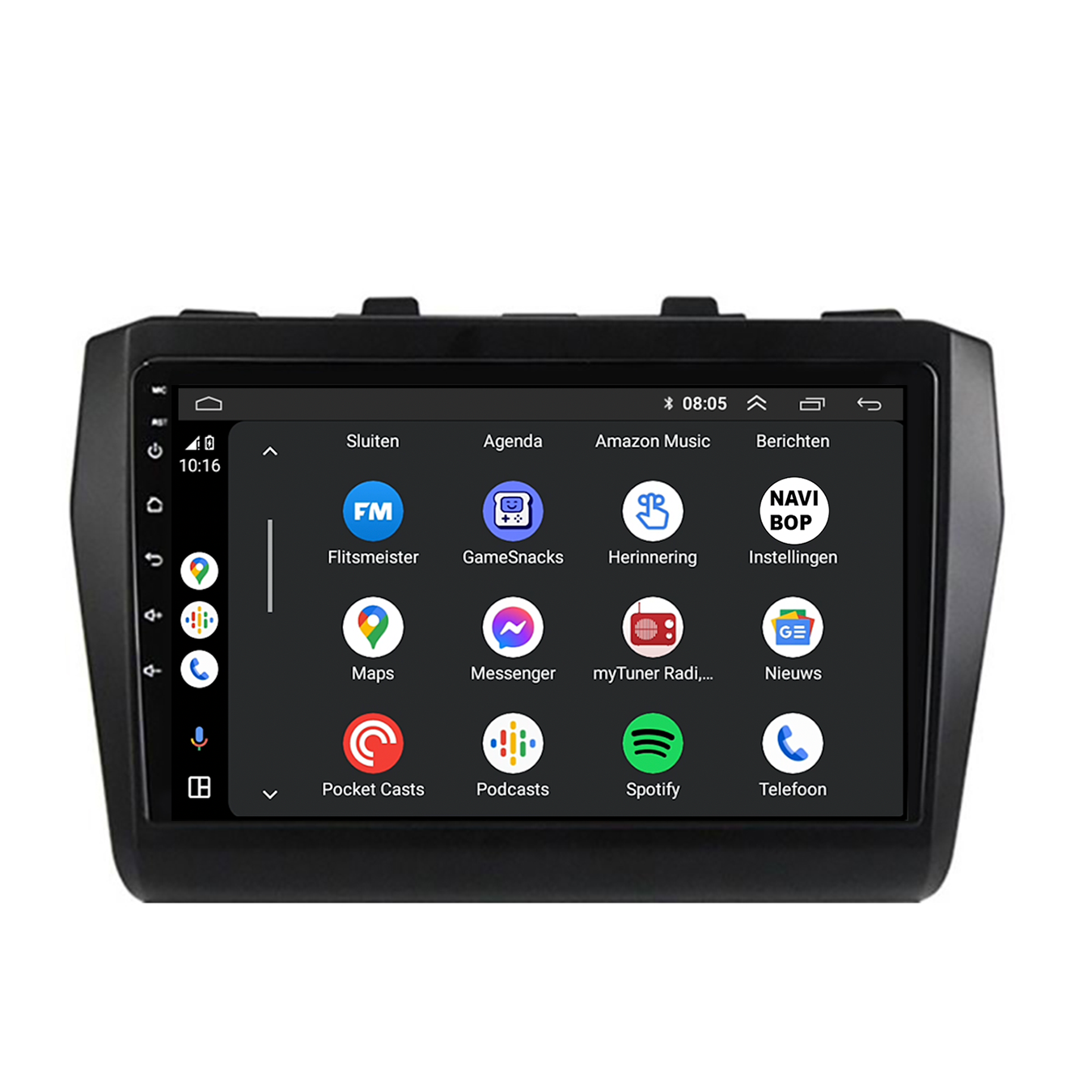 Suzuki Swift | Autoradio | CarPlay & Android Auto | Android 15.0 | 2017 t/m 2022
