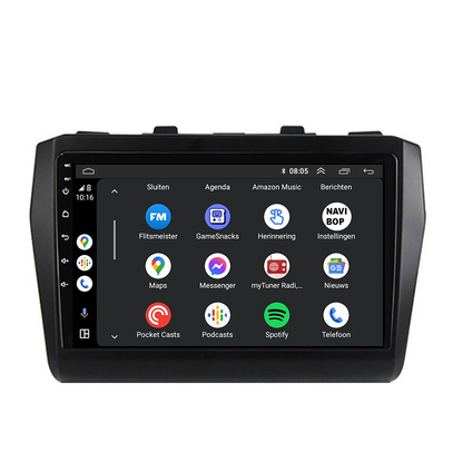 Suzuki Swift | Autoradio | CarPlay & Android Auto | Android 15.0 | 2017 t/m 2022