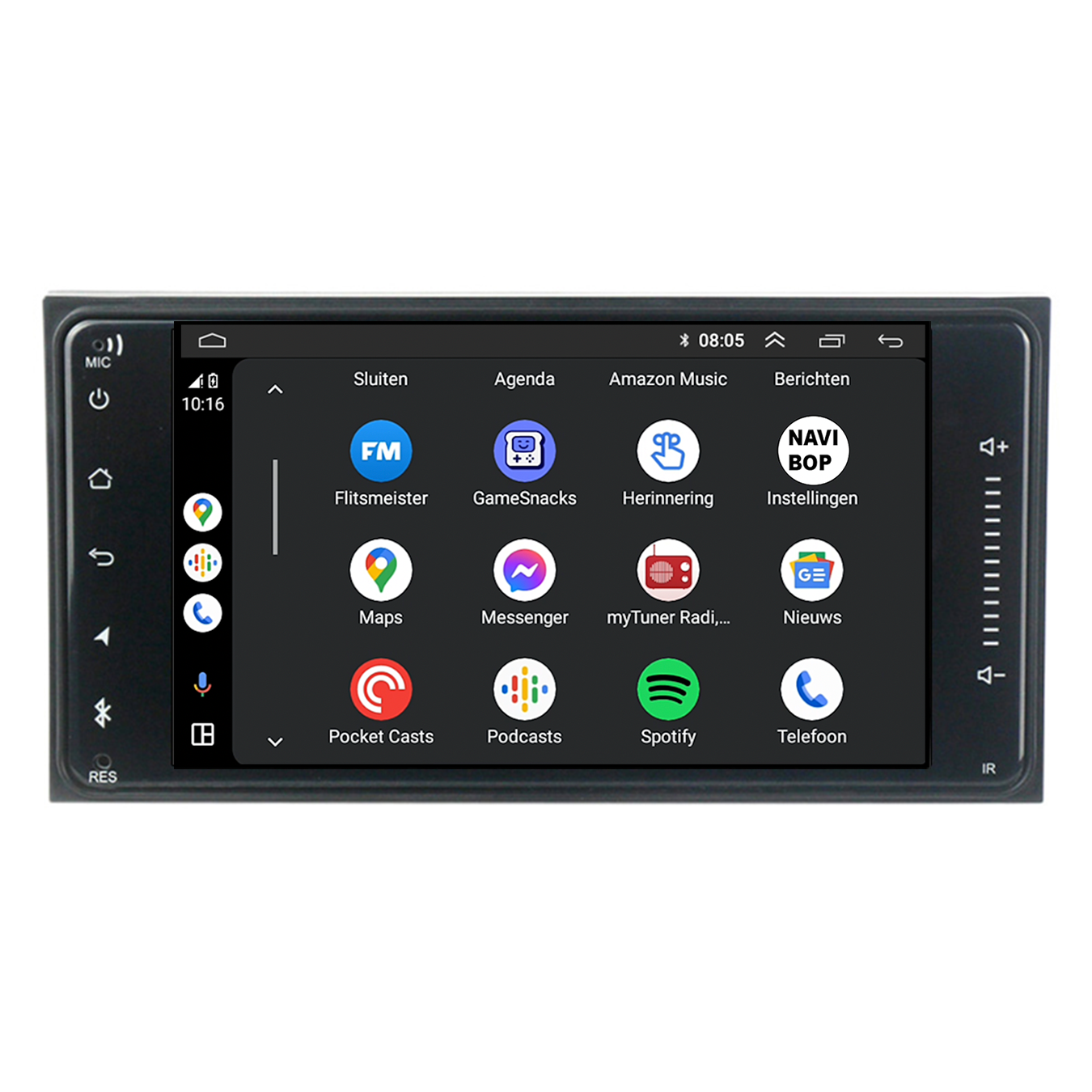 Toyota Landcruiser | Autoradio | CarPlay & Android Auto | Android 15.0 | 1999 t/m 2013