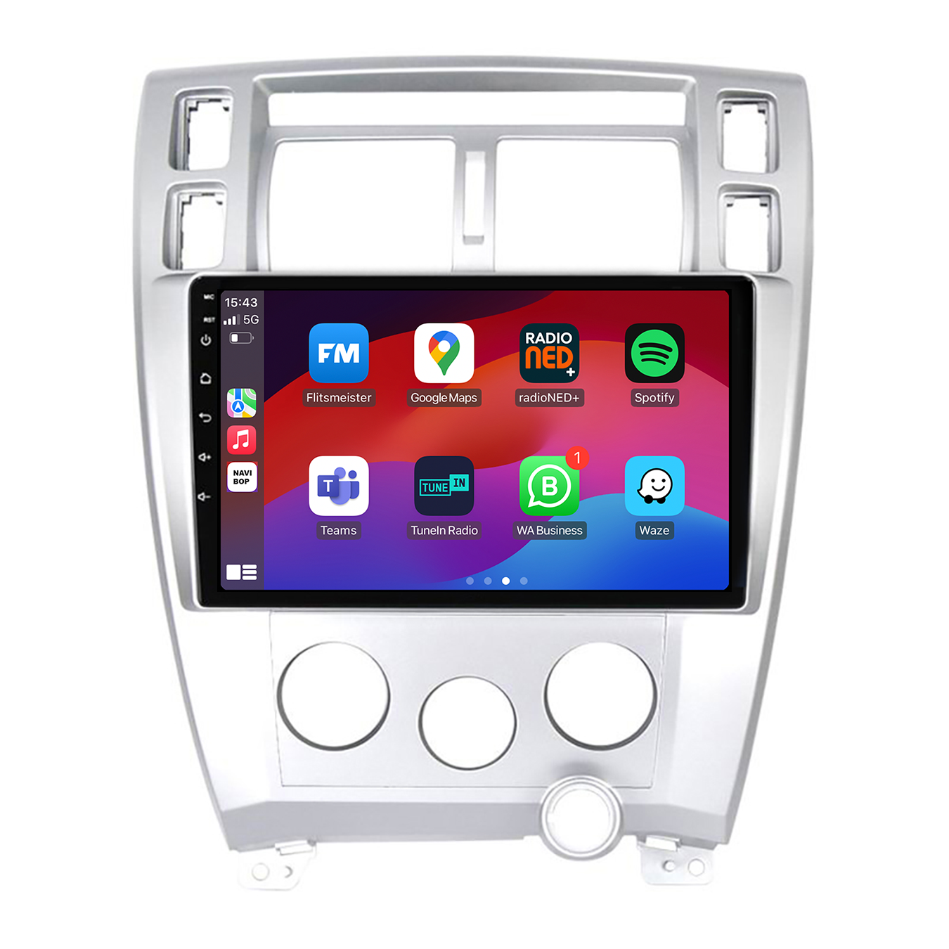 Hyundai Tucson | Autoradio | CarPlay & Android Auto | Android 15.0 | 2004 t/m 2009