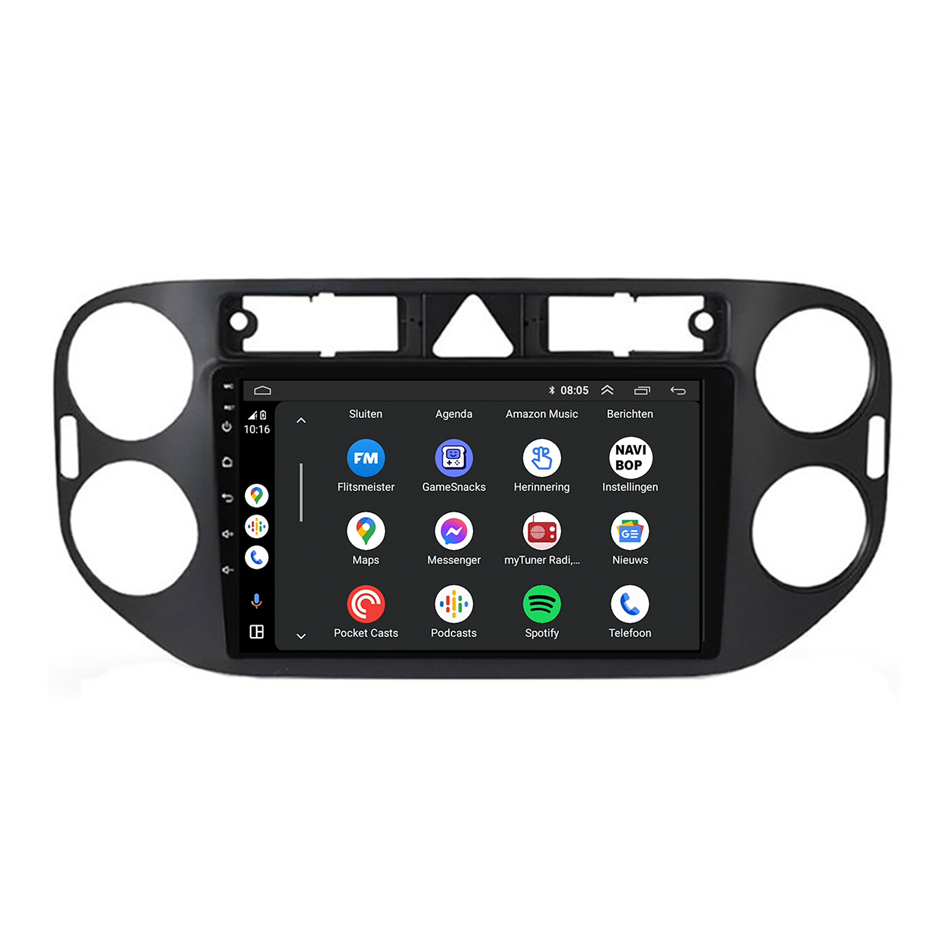 Volkswagen Golf Plus | Autoradio | CarPlay & Android Auto | Android 15.0 | 2007 t/m 2016