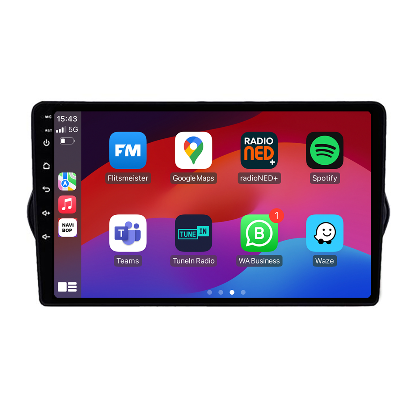 Fiat Tipo | Autoradio | CarPlay & Android Auto | Android 15.0 | 2015 t/m 2020