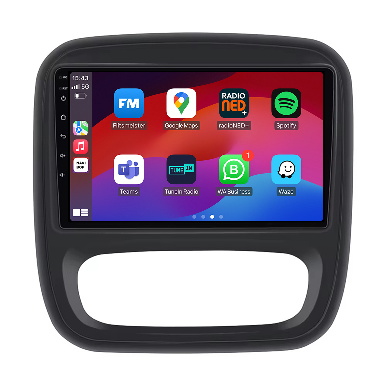 Renault Traffic | Autoradio | CarPlay & Android Auto | Android 15.0 | 2010 t/m 2014
