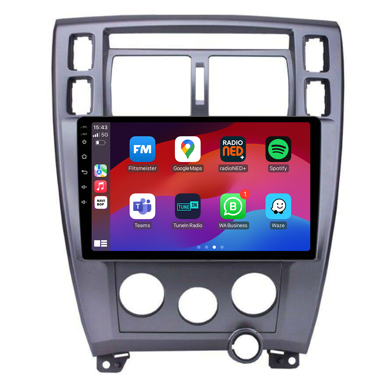Hyundai Tucson | Autoradio | CarPlay & Android Auto | Android 15.0 | 2004 t/m 2009