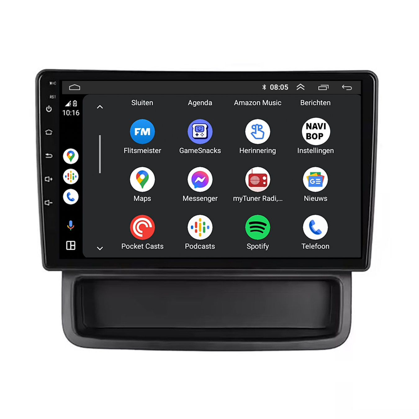 Renault Traffic | Autoradio | CarPlay & Android Auto | Android 15.0 | 2010 t/m 2014