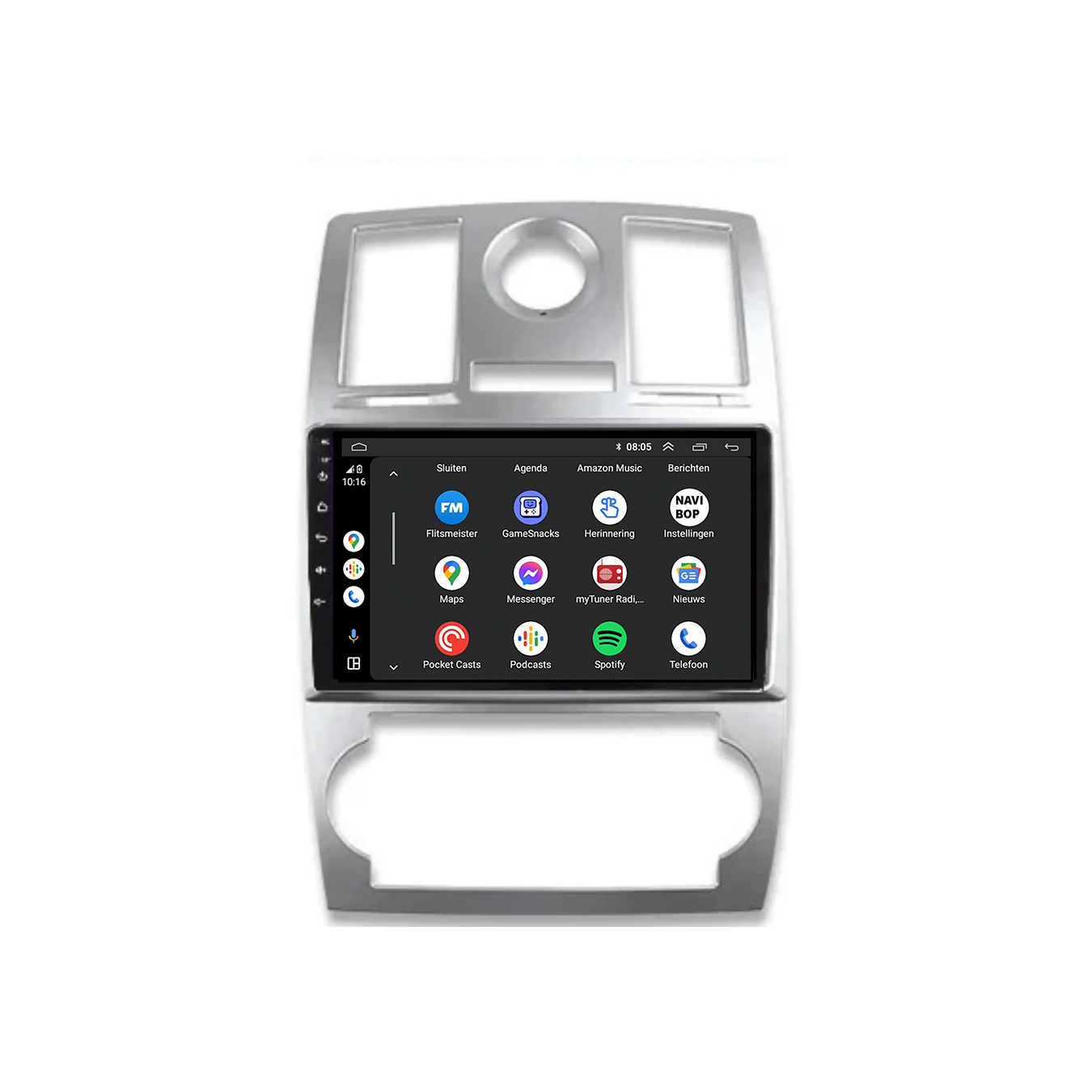 Chrysler 300C | Autoradio | CarPlay & Android Auto | Android 15.0 | 2004 t/m 2008
