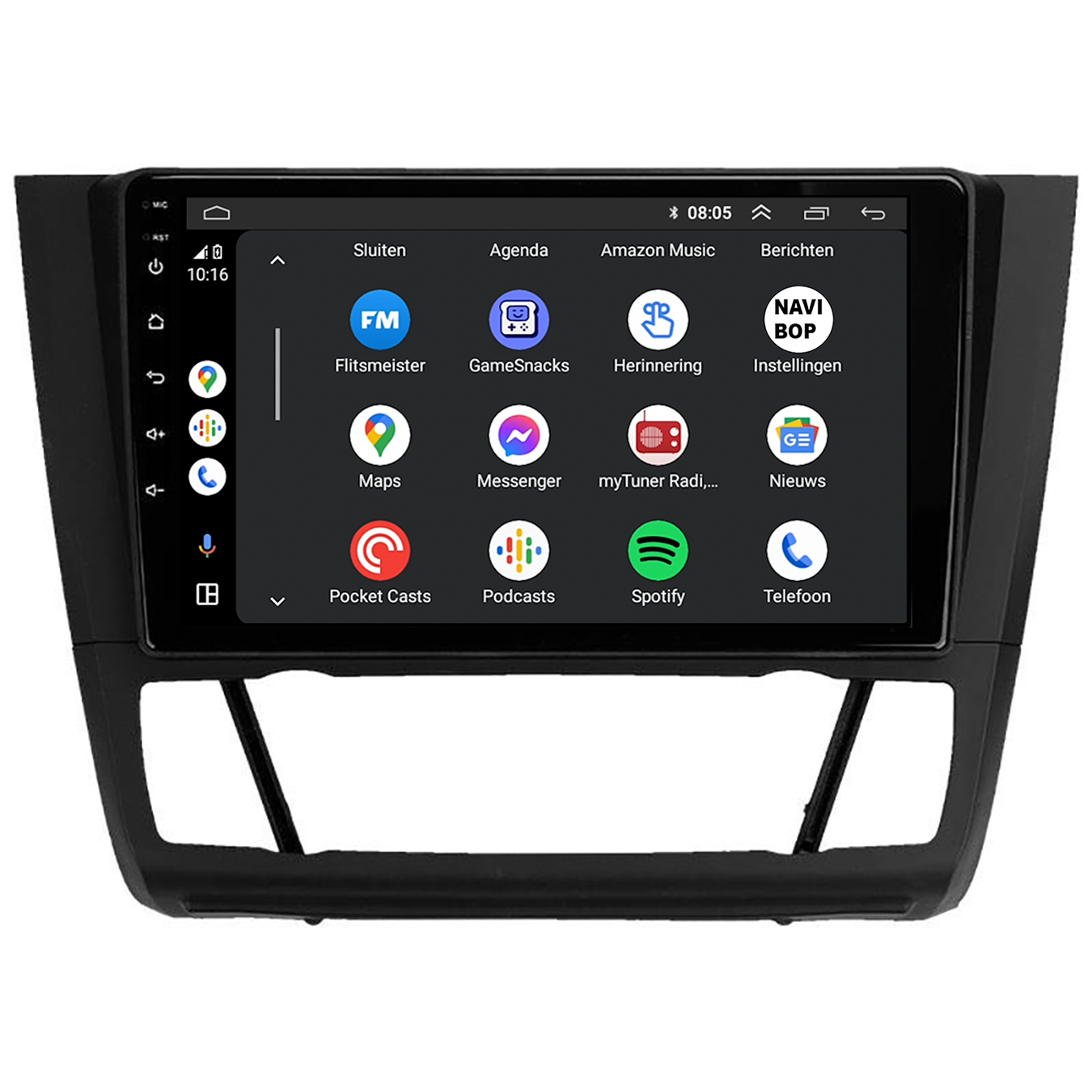 BMW 1 Serie | Autoradio | CarPlay & Android Auto | Android 15.0 | 2005 t/m 2013