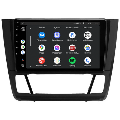 BMW 1 Serie | Autoradio | CarPlay & Android Auto | Android 15.0 | 2005 t/m 2013