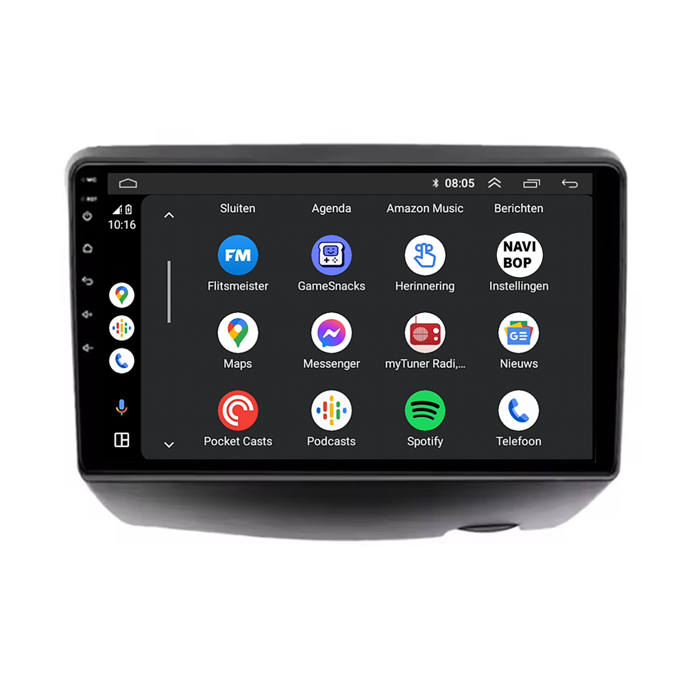 Toyota Yaris  | Autoradio | CarPlay & Android Auto | Android 15.0 | 1998 t/m 2006